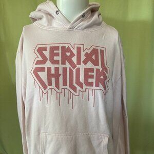 Sarian Serieal Chiller Men's Pink Hoodie Sweater Size Large